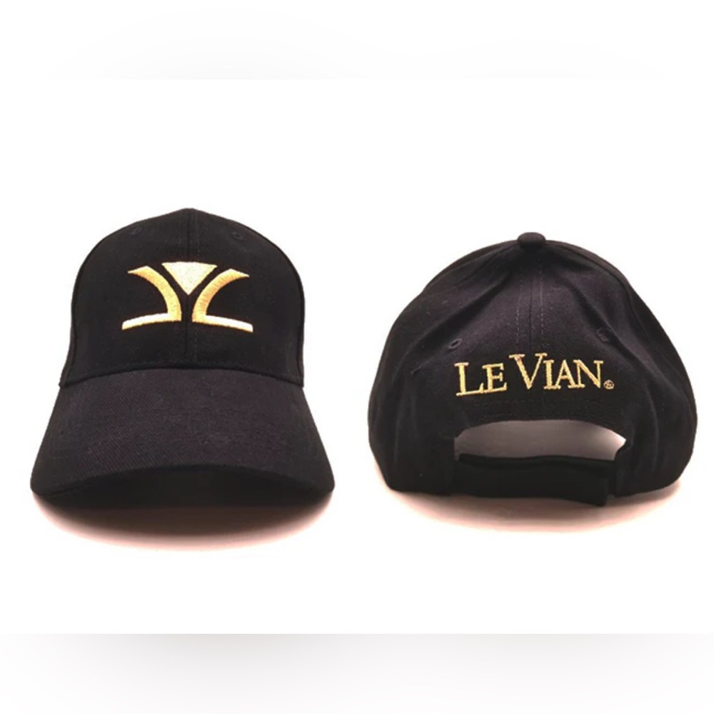 Levian Black and Gold Hat